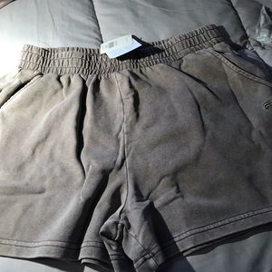 Fabletics Daniella Terry shorts frontier xl  faded avocado green